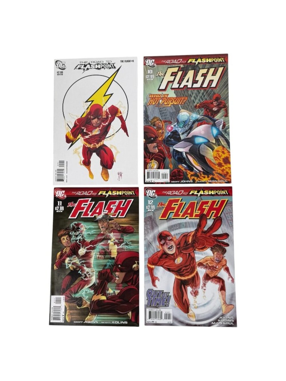The Flash Issues #9-12 DC Comics The Road To Flashpoint Series 2011 Edition